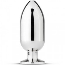 Sinner Big Metal Buttplug, серебристая