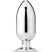 Sinner Big Metal Buttplug, серебристая