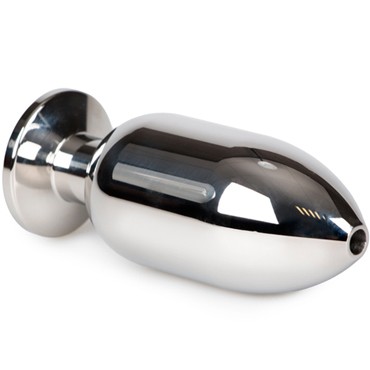 Sinner Big Metal Buttplug, серебристая