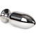 Sinner Big Metal Buttplug, серебристая