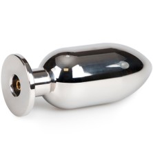 Sinner Big Metal Buttplug, серебристая