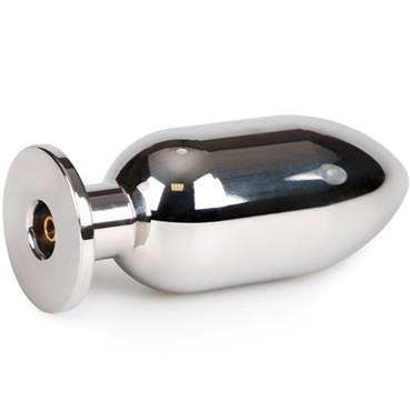 Sinner Big Metal Buttplug, серебристая