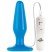 Doc Johnson GLO Vibrating Thick, синяя