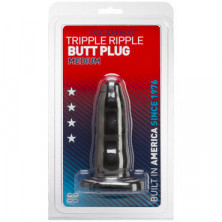 Doc Johnson Triple Ripple Butt Plugs, черная