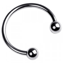 Toyfa Metal Подкова на головку пениса, серебристая