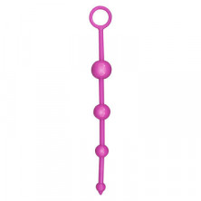 Toy Joy Funky Butt Beads, темно-розовая