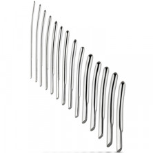 Sinner Dilators Single Ended 14-pcs set, серебристый