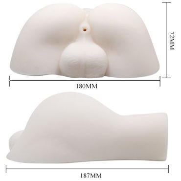 Baile Temptation Bigger Man Мастурбатор с мошонкой, белый