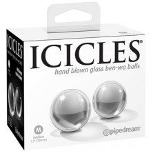 Pipedream Icicles No.42 Glass Ben-Wa Balls Medium, прозрачные