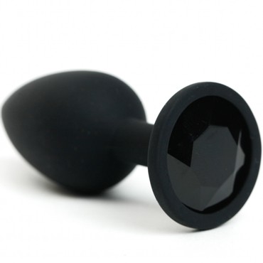 4sexdream Анальная ювелирка силиконовая S, черный