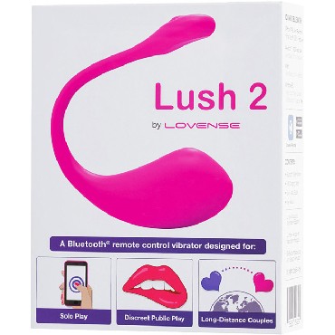 Lovense Lush 2, розовое