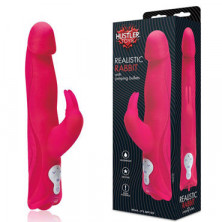 Hustler Realistic Rabbit вибратор, розовый