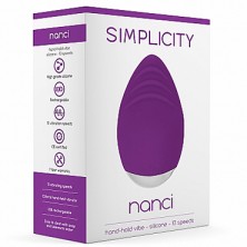 Shots Simplicity Nanci Hand-Hold Vibe, фиолетовый