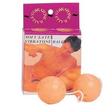 Gopaldas Latex Vibratone Balls, 3,5 см, телесные