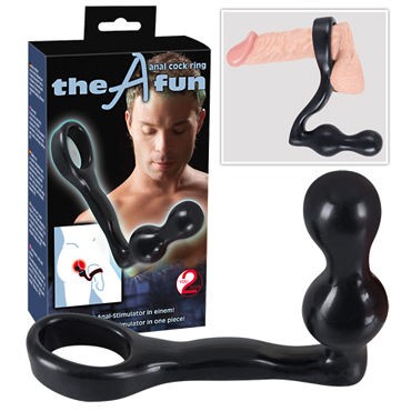 You2Toys Anal Cockring, черное