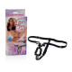 California Exotic Vibrating Lovers Thong With Stroker Beads