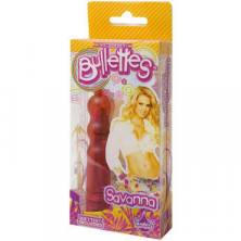 Doc Johnson Bullettes Savanna, красная