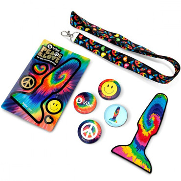 b-Vibe Peace & Love Tie-Dye, разноцветная