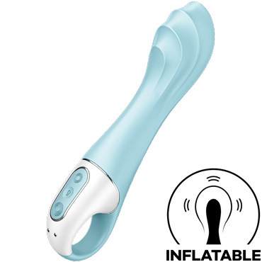 Satisfyer Air Pump Vibrator 5+, синий