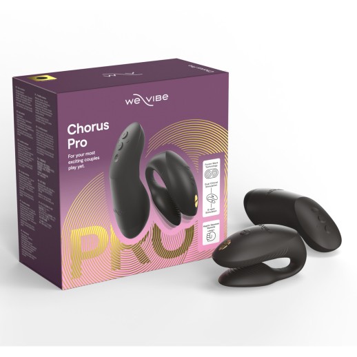 Вибратор для пар We-Vibe Chorus Pro, черный