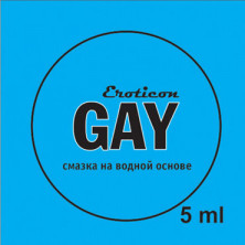 Eroticon Гель-смазка Gay Style, 5 мл