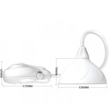 Baile Pretty Love Breast Vibrating Masager, белая