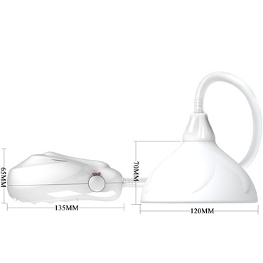 Baile Pretty Love Breast Vibrating Masager, белая