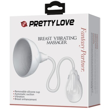 Baile Pretty Love Breast Vibrating Masager, белая