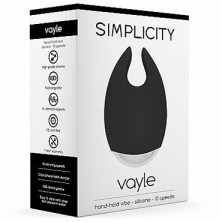 Shots Simplicity Vayle Hand-Hold Vibe, черный