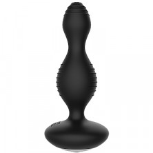 Shots Electroshock E-Stimulation Vibrating Buttplug, черный