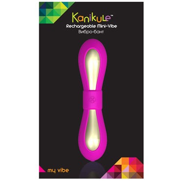 Kanikule вибратор, серебристо-розовый