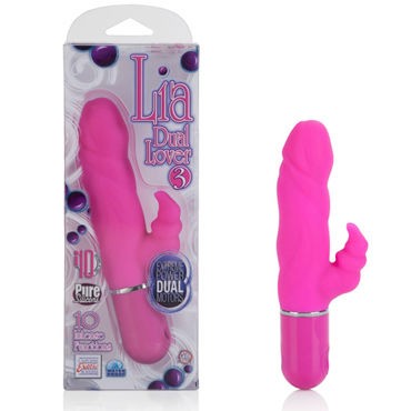 California Exotic Lia Dual Lover 3, розовый