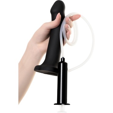 Strap-on-me Silicone Cum Dildo L, черный