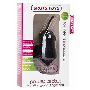 Shots Toys Power Rabbit, черный
