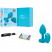 b-Vibe Vibrating Jewel Plug S/M, бирюзовая