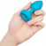 b-Vibe Vibrating Jewel Plug S/M, бирюзовая