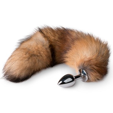 Funny Steel Anal Plug Al Small, серебристый/коричневый