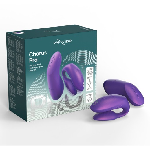 Вибратор для пар We-Vibe Chorus Pro, фиолетовый