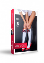 Le Frivole Sense Гольфы с бантиками 100 den, белые