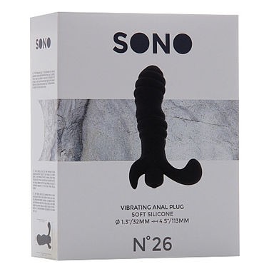 Shots Toys Sono Vibrating Prostate Massager №26, черный