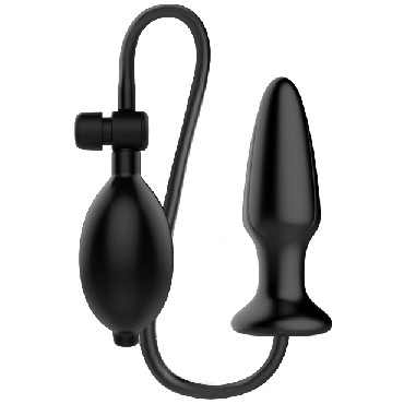 Baile Mr. Play Inflatable Anal Plug, черная