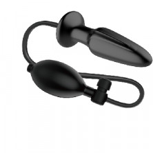 Baile Mr. Play Inflatable Anal Plug, черная