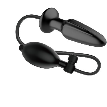 Baile Mr. Play Inflatable Anal Plug, черная