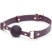 Fifty Shades Freed Leather Ball Gag, фиолетовый