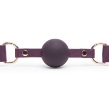Fifty Shades Freed Leather Ball Gag, фиолетовый