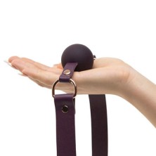 Fifty Shades Freed Leather Ball Gag, фиолетовый