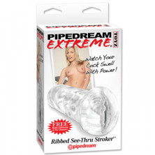 Pipedream Extreme Ribbed See Thru Stroker