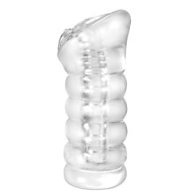 Pipedream Extreme Ribbed See Thru Stroker
