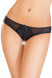Erolanta Эротические трусики с бантом, черные