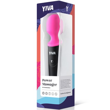 Yiva Power Massager, розово-черный